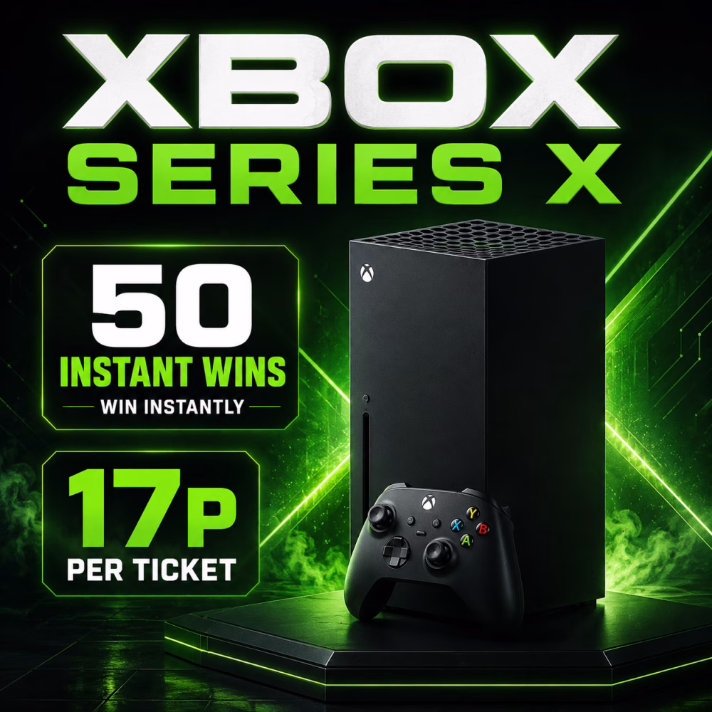 Xbox Series X | 50 Instant Wins | 17p Per Ticket